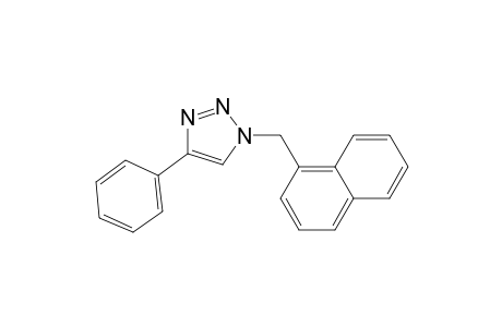 1-(Naphthalen-1-ylmethyl)-4-phenyl-1H-1,2,3-triazole