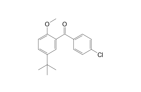 5-tert-butyl-4'-chloro-2-methoxybenzophenone