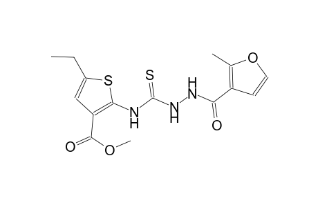 methyl 5-ethyl-2-({[2-(2-methyl-3-furoyl)hydrazino]carbothioyl}amino)-3-thiophenecarboxylate