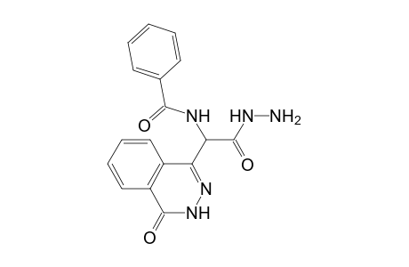 N-[2-Hydrazino-2-oxo-1-(4-oxo-3,4-dihydro-1-phthalazinyl)ethyl]benzamide