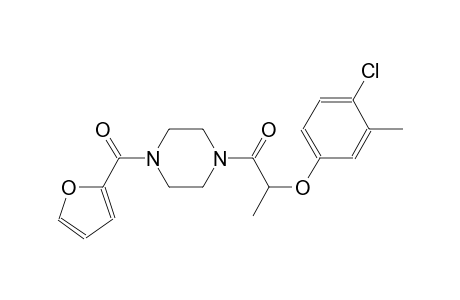 1-[2-(4-chloro-3-methylphenoxy)propanoyl]-4-(2-furoyl)piperazine