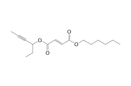 Fumaric acid, hexyl hex-4-yn-3-yl ester