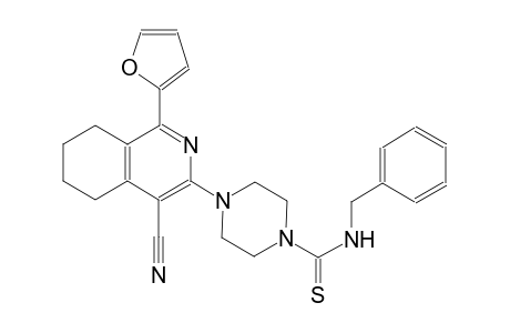 1-piperazinecarbothioamide, 4-[4-cyano-1-(2-furanyl)-5,6,7,8-tetrahydro-3-isoquinolinyl]-N-(phenylmethyl)-