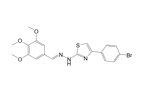 1-(3,4,5-Trimethoxybenzylidene)-2-(4-(4-bromophenyl)thiazol-2-yl)hydrazine