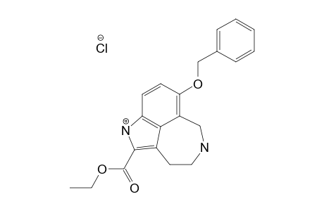 7-BENZYLOXY-3,4,5,6-TETRAHYDRO-1H-AZEPINO-[5,4,3-CD]-INDOLE-2-CARBOXYLIC-ACID-ETHYLESTER-HYDROCHLORIDE