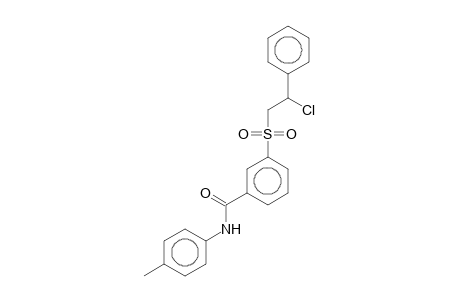 3-(.beta.-Chlorophenethylsulfonyl)-N-(p-tolyl)benzamide