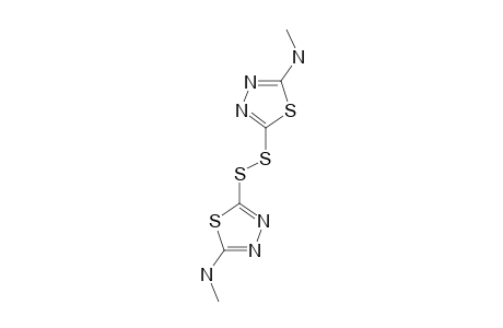 Bis(5-methylamino-1,3,4-thiadiazol-2-yl)-disulfide