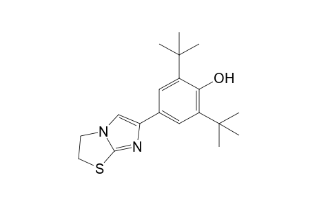 2,6-di-tert-butyl-4-(2,3-dihydroimidazo[2,1-b]thiazol-6-yl)phenol
