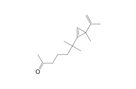 2-Heptanone, 6-methyl-6-[3-methyl-3-(1-methylethenyl)-1-cyclopropen-1-yl]-