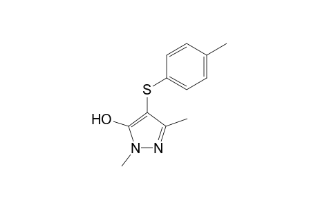 1,3-Dimethyl-4-(p-tolylthio)-1H-pyrazol-5-ol
