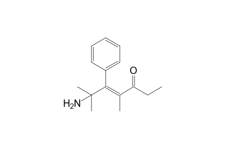 4-Hepten-3-one, 6-amino-4,6-dimethyl-5-phenyl-, (E)-