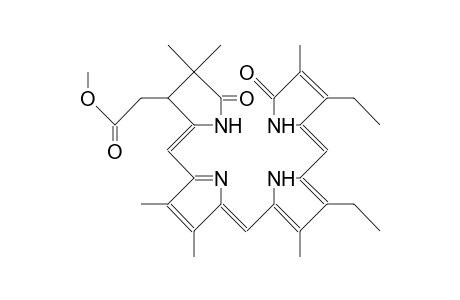 (Z,Z,Z)-3-Methoxycarbonylmethyl-13,17-diethyl-bilin derivative
