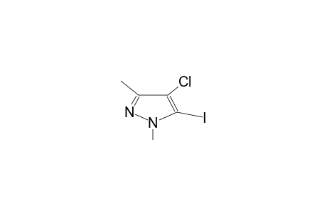 1,3-dimethyl-4-chloro-5-iodopyrazole