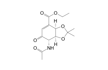 (3aR,7S,7aS)-ethyl-7-acetamido-2,2-dimethyl-6-oxo-3a,6,7,7atetrahydrobenzo[d][1,3]dioxole-4-carboxylate