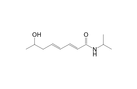 (2E,4E)-7-hydroxy-N-isopropyl-octa-2,4-dienamide