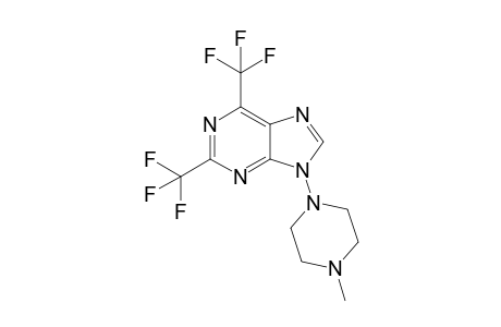 2,6-Bis(trifluoromethyl)-9-(4-methylpiperazin-1-yl)-9H-purine