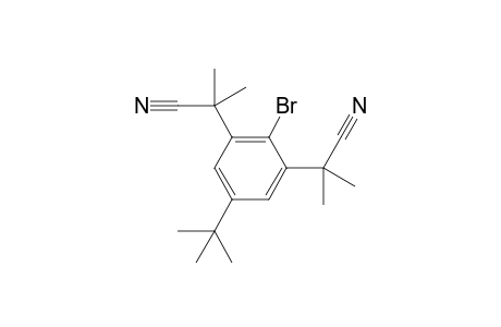 2-[2-bromanyl-5-tert-butyl-3-(2-cyanopropan-2-yl)phenyl]-2-methyl-propanenitrile