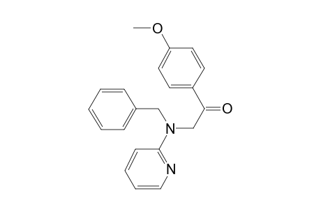 1-(4-Methoxyphenyl)-2-[(phenylmethyl)-(2-pyridinyl)amino]ethanone
