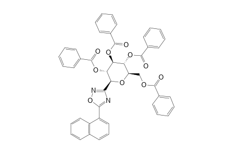 5-(1-NAPHTHYL)-3-C-(2,3,4,6-TETRA-O-BENZOYL-BETA-D-GLUCOPYRANOSYL)-1,2,4-OXADIAZOLE