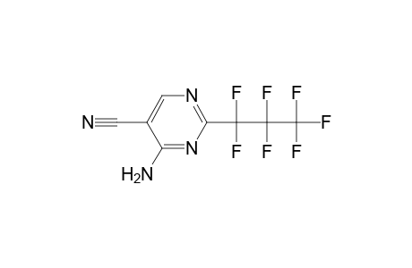 4-AMINO-2-(HEPTAFLUOROPROPYL)-5-PYRIMIDINECARBONITRILE