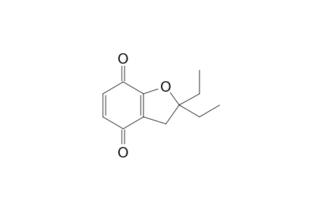 2,2-Diethyl-2,3-dihydrobenzofuran-4,7-dione