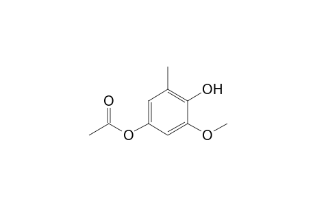 (3-methoxy-5-methyl-4-oxidanyl-phenyl) ethanoate