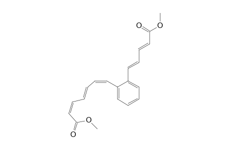 (2Z,4E,6Z)-7-[2-[(1E,3E)-5-keto-5-methoxy-penta-1,3-dienyl]phenyl]hepta-2,4,6-trienoic acid methyl ester