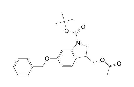 3-Acetoxymethyl-6-benzyloxy-1-t-butoxycarbonyl-2,3-dihydro-1H-indole