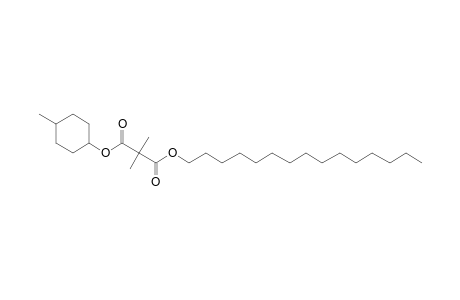 Dimethylmalonic acid, cis-4-methylcyclohexyl pentadecyl ester