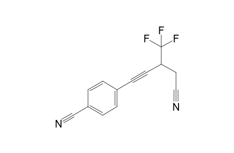 5-(4-Cyanophenyl)-3-(trifluoromethyl)pent-4-ynenitrile