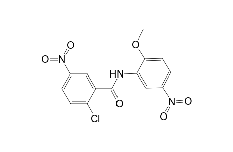 2-Chloro-N-(2-methoxy-5-nitrophenyl)-5-nitrobenzamide