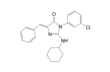 4-Benzylidene-1-(3-chlorophenyl)-2-(cyclohexylamino)-1H-imidazol-5(4H)-one