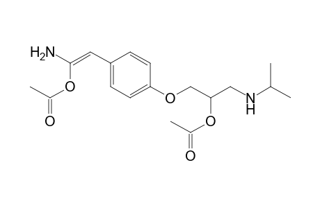 2-[Acetyl(isopropyl)amino]-1-([4-(2-amino-2-oxoethyl)phenoxy]methyl)ethyl acetate