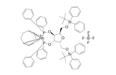 [RH-(1,5-CYCLOOCTADIENE)-3,4-BIS-O-(DIPHENYLPHOSPHINO)-1,6-DI-O-(TERT.-BUTYLDIPHENYLSILYL)-2,5-ANHYDRO-L-IDITOL]-BF4