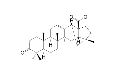 11-DEOXO-PULVERIC-ACID;3-OXO-PFAFFAN-12-ENE-28-OIC-ACID