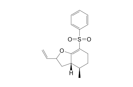 (3aS,4R)-4-Methyl-7-phenylsulfonyl-2-vinyl-2,3,3a,4,5,6-hexahydro-2,3-benzofuran