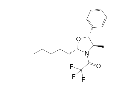 (2S,4R,5R)-4-Methyl-2-pentyl-5-phenyl-3-(trifluoroacetyl)oxazolidine