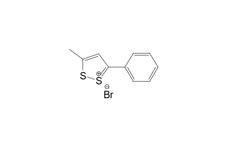 1,2-Dithiol-1-ium, 3-methyl-5-phenyl-, bromide