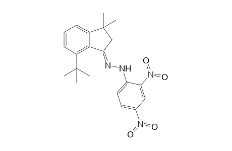 2,4-Dinitrophenylhydrazone of 7-t-butyl-3,3-dimethyl-1-indanone