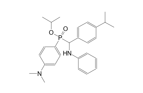 isopropyl anilino(4-isopropylphenyl)methyl[4-(dimethylamino)phenyl]phosphinate