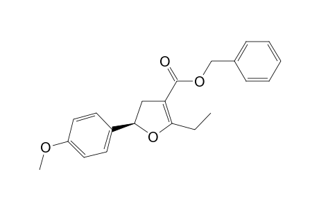 Benzyl (5R)-2-ethyl-5-(4-methoxyphenyl)-4,5-dihydrofuran-3-carboxylate