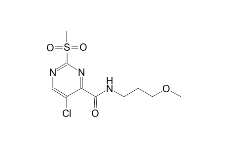 4-pyrimidinecarboxamide, 5-chloro-N-(3-methoxypropyl)-2-(methylsulfonyl)-