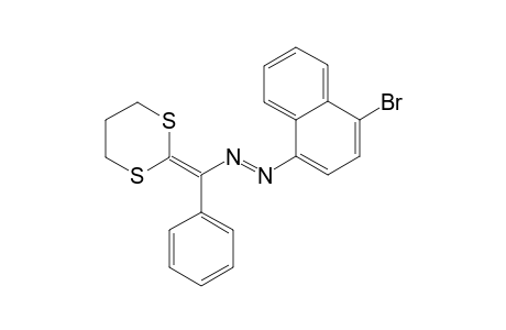 (E)-1-((1,3-Dithian-2-ylidene)(phenyl)methyl)-2-(4-bromonaphthalen-1-yl)diazene