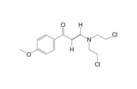 trans-3-[bis(2-chloroethyl)amino]-4'-methoxyacrylophenone