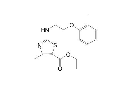 ethyl 4-methyl-2-{[2-(2-methylphenoxy)ethyl]amino}-1,3-thiazole-5-carboxylate