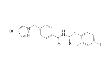 N-{4-[(4-bromo-1H-pyrazol-1-yl)methyl]benzoyl}-N'-(4-iodo-2-methylphenyl)thiourea