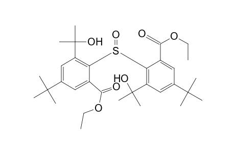 Benzoic acid, 2,2'-sulfinylbis[5-(1,1-dimethylethyl)-3-(1-hydroxy-1-methylethyl)-, diethyl ester