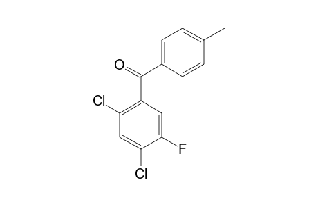 2,4-DICHLORO-5-FLUORO-4'-METHYL-BENZOPHENONE