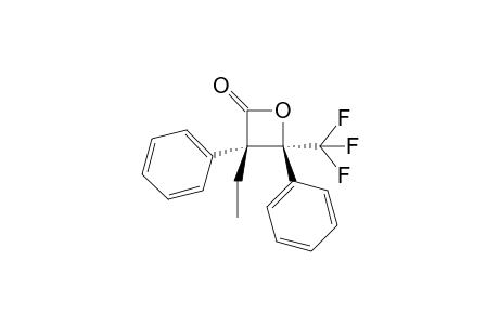(3S,4S)-3-ethyl-3,4-diphenyl-4-(trifluoromethyl)oxetan-2-one