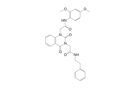 1,3-quinazolinediacetamide, N~1~-(2,4-dimethoxyphenyl)-1,2,3,4-tetrahydro-2,4-dioxo-N~3~-(2-phenylethyl)-
